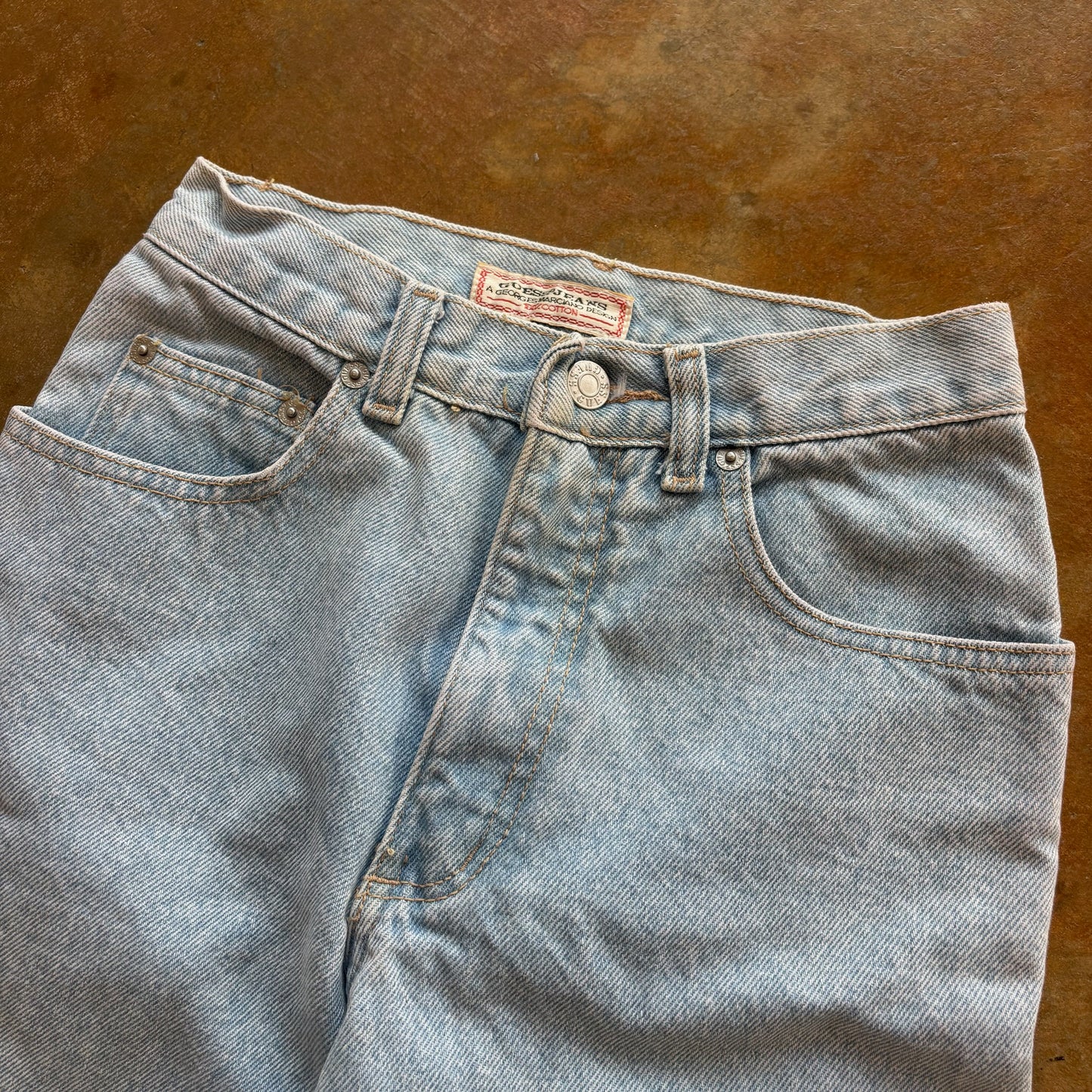 Guess Light Wash Straight Women's Jeans 90's - Womens 0