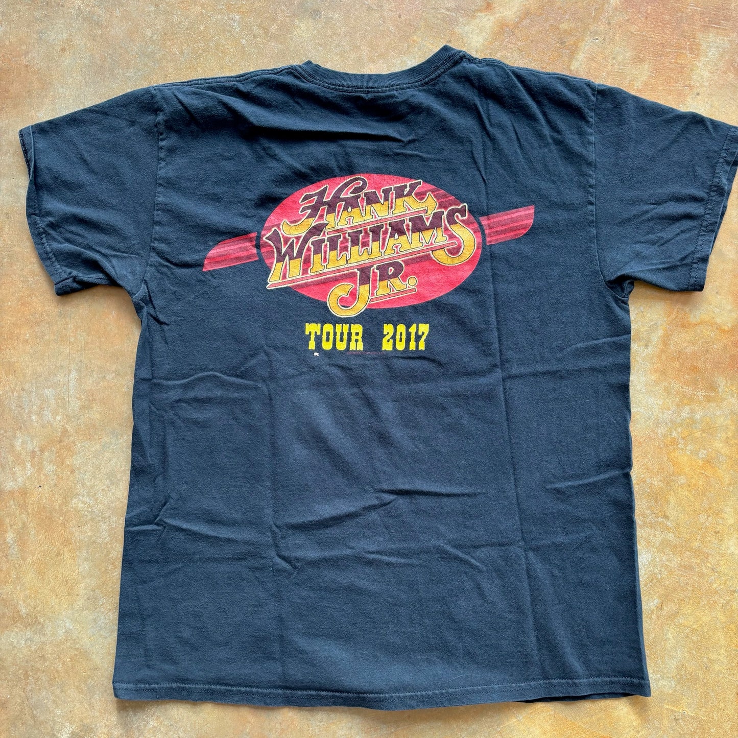 Hank Williams Jr. Tour 2017 Country Music Double Sided Shirt - L