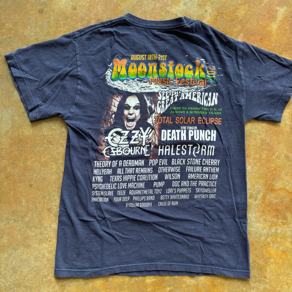 RARE Moonstock 2017 Music Festival Double Sided Ozzy Osbourne Shirt - Women's S hover