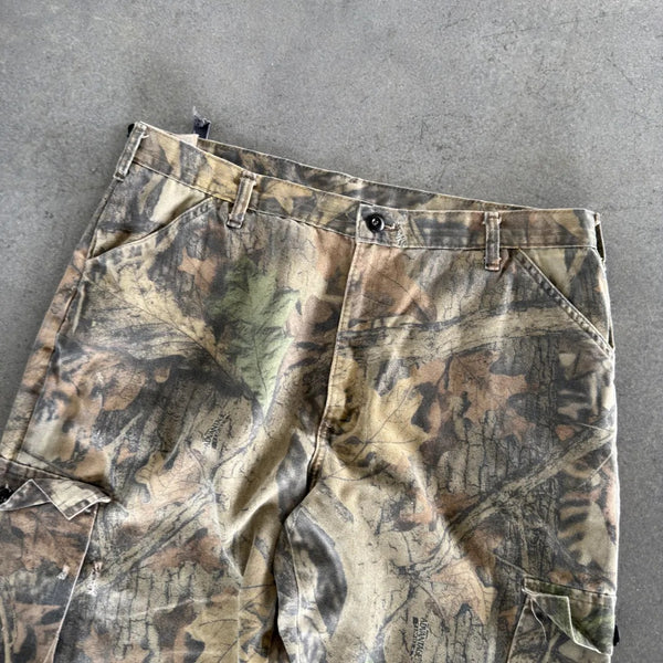 Liberty Distressed Camo Faded Baggy Adjustable Pants 90's - 36 hover