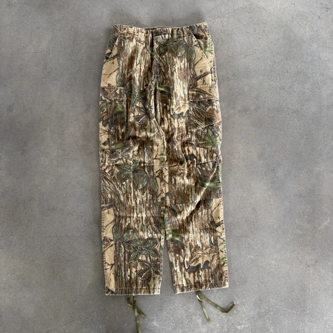 Cabelas Faded Camo Baggy Pants Realtree 00's - M