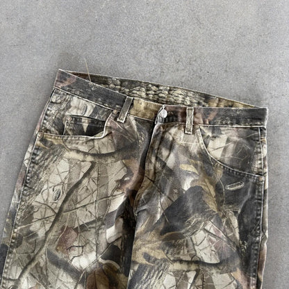 Wrangler Realtree Camo Canvas Pants Hunting 00's - 32
