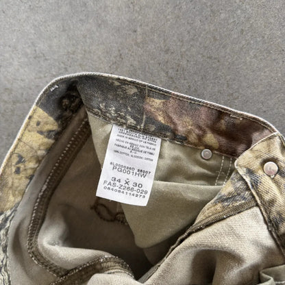 Wrangler Realtree Camo Canvas Pants Hunting 00's - 32