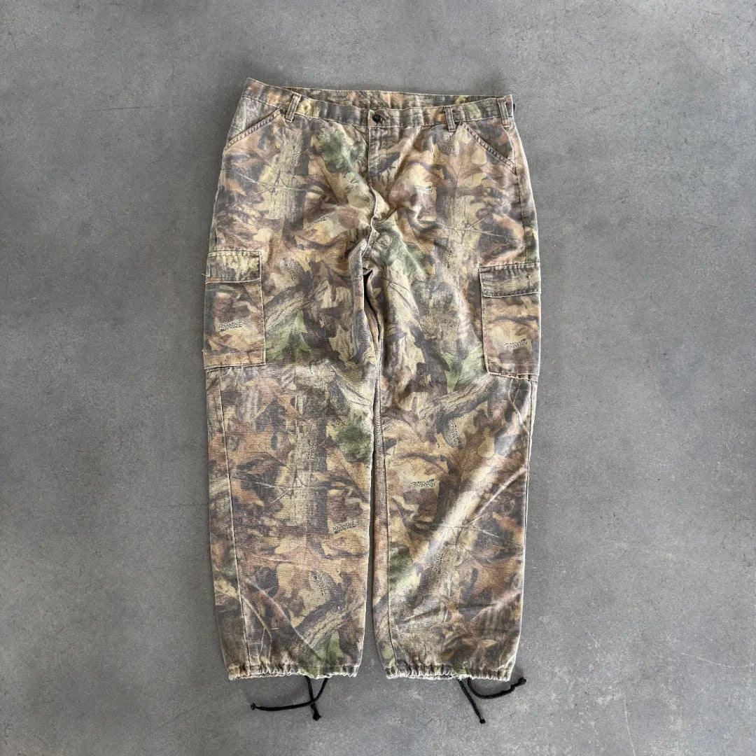 Distressed Faded Liberty Camo Baggy Pants 90's - XL