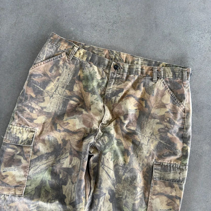 Distressed Faded Liberty Camo Baggy Pants 90's - XL