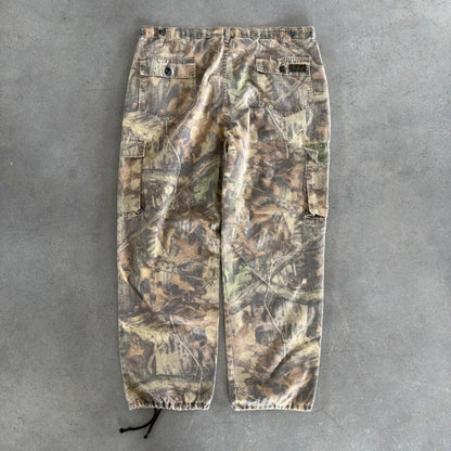 Distressed Faded Liberty Camo Baggy Pants 90's - XL
