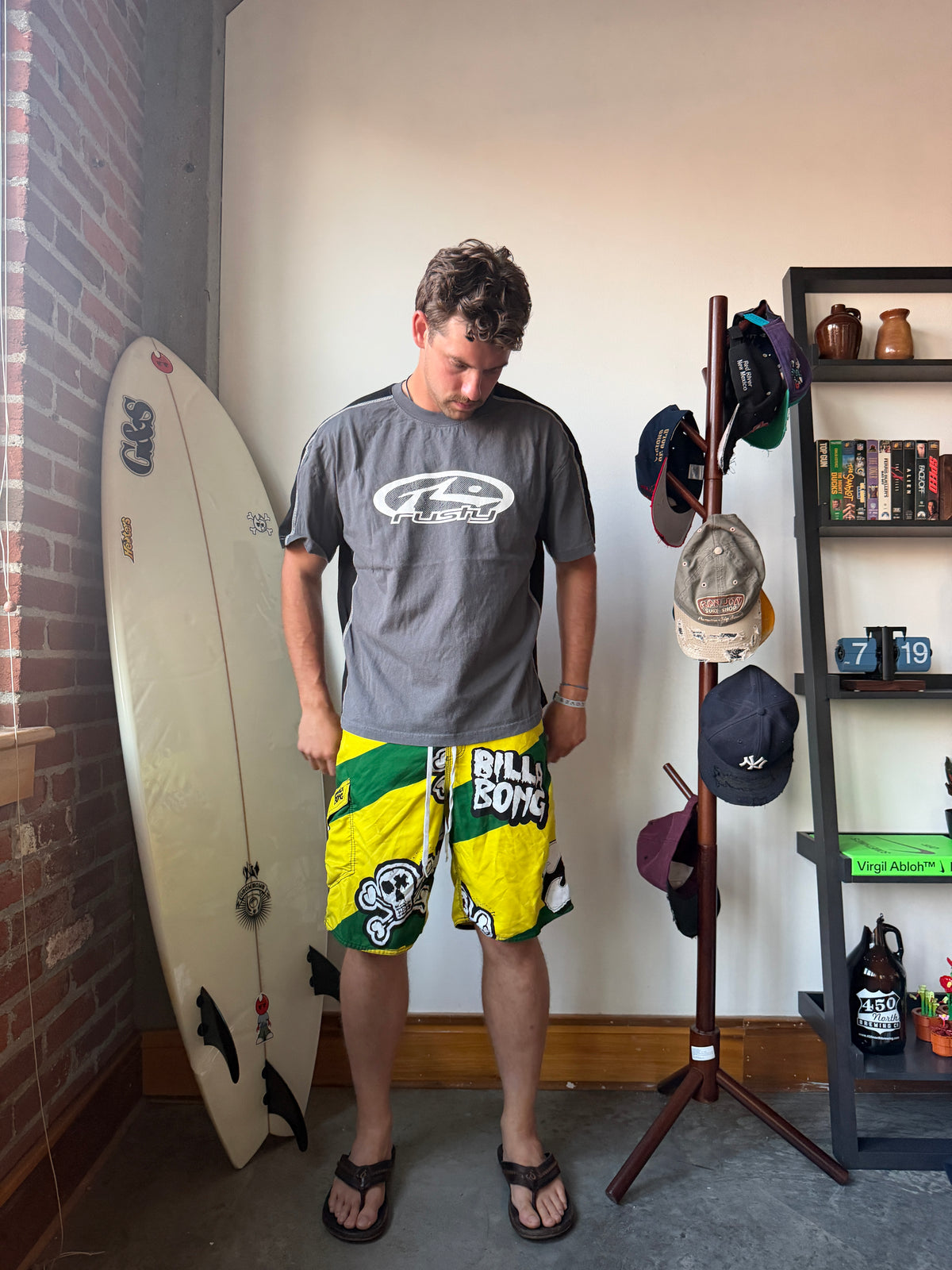 Rusty Surfboards Hit Up Graphic Shirt - XL