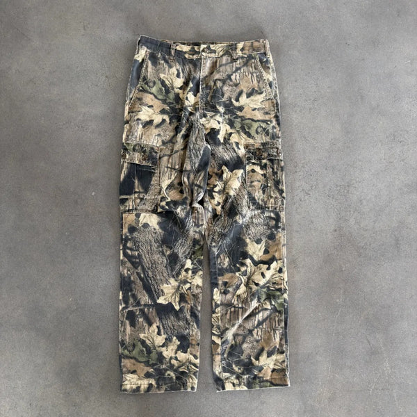 Mossy Oak Foilage Rare Camo Baggy Pants USA Made 90's - 32