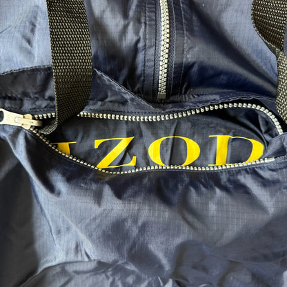 Izod Hooded Rain/Windbreaker Jacket Kangaroo Pouch 90's - L