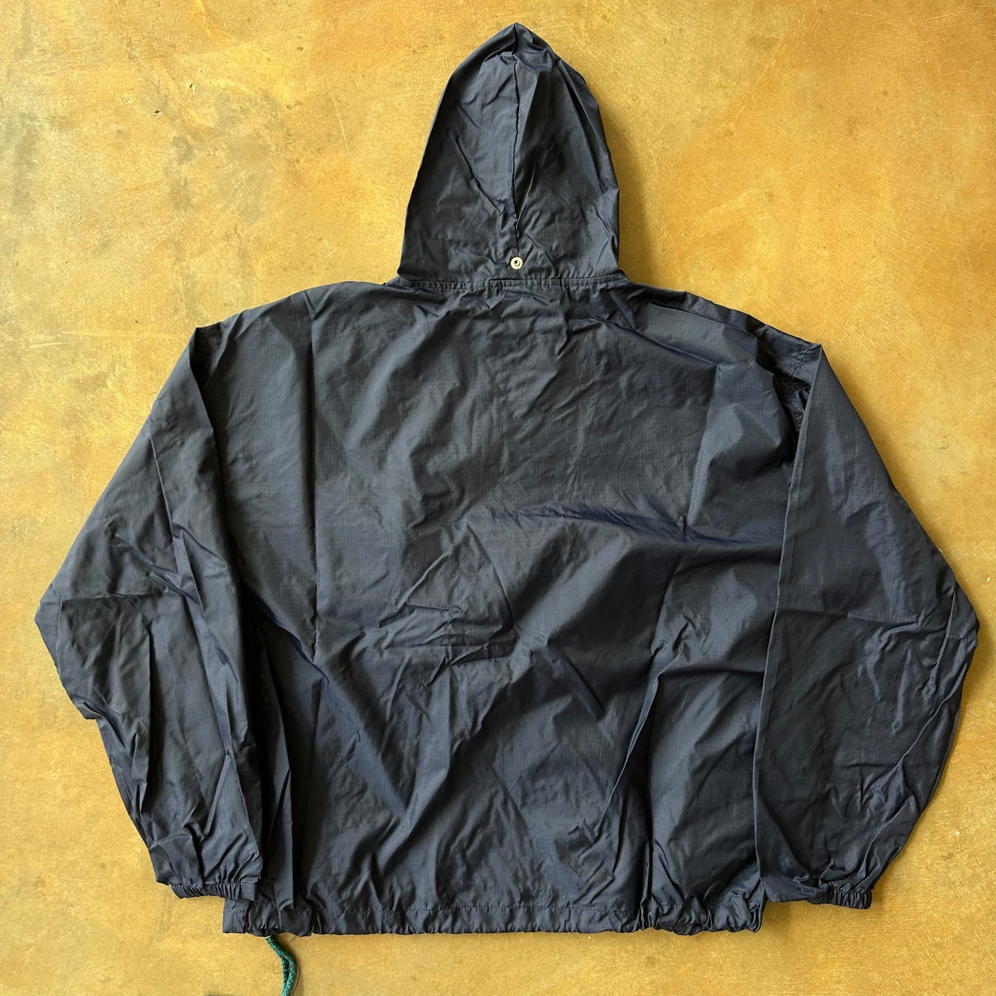 Izod Hooded Rain/Windbreaker Jacket Kangaroo Pouch 90's - L