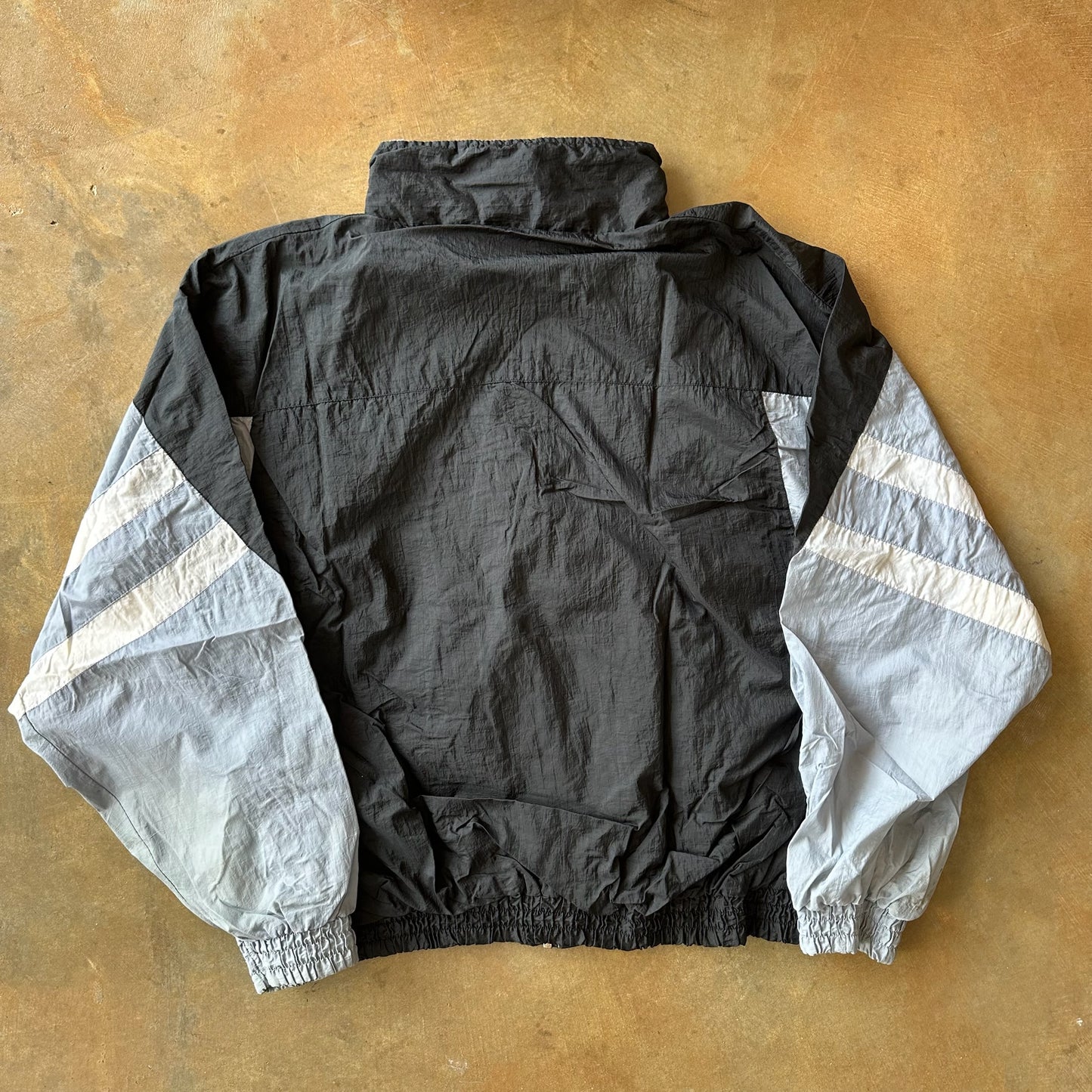 Spalding Cotton Lined Full Zip Windbreaker Jacket 90's - XL