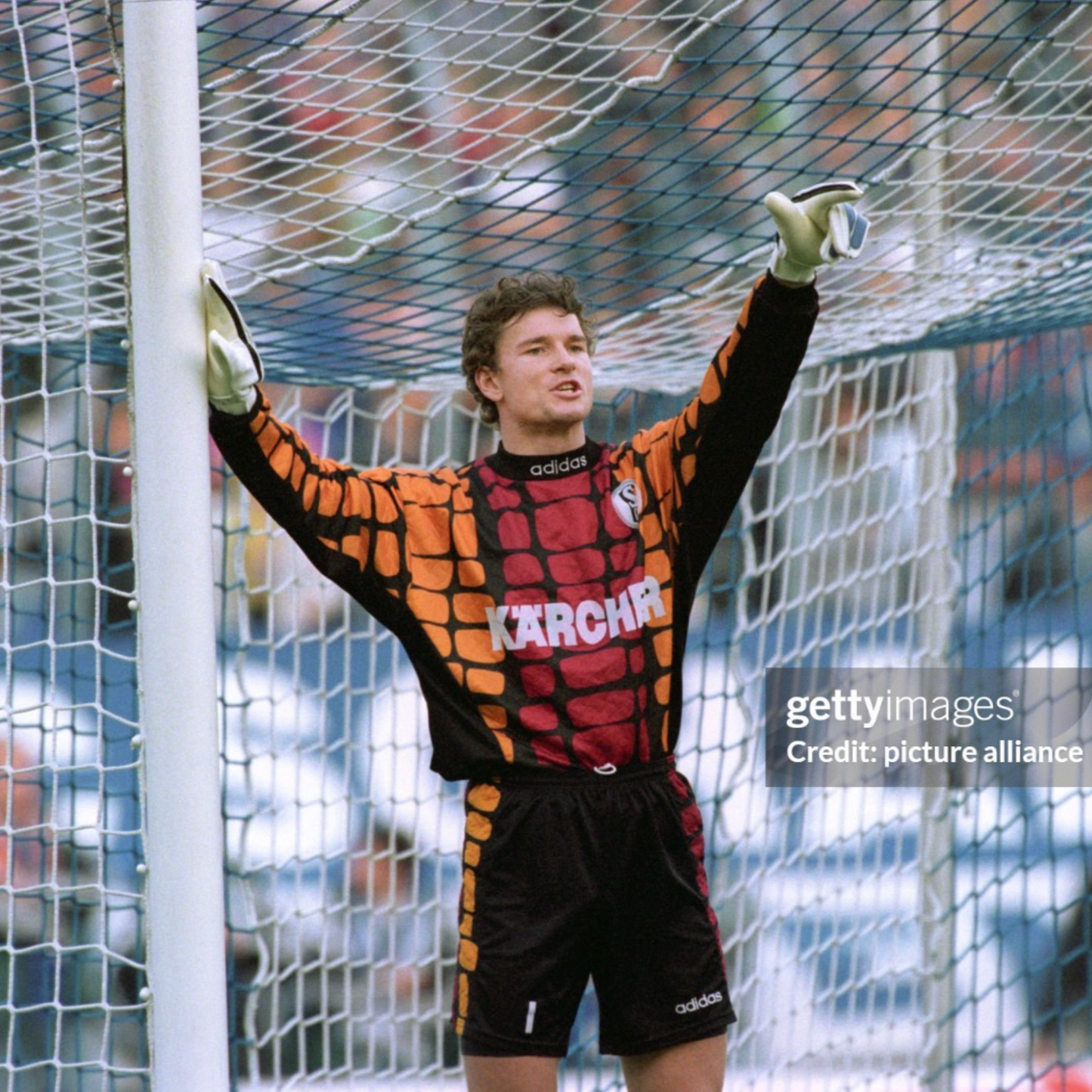 RARE Adidas Predator 1994/1995 Schalke 04 Goalkeeper Jersey Template 90's - XL